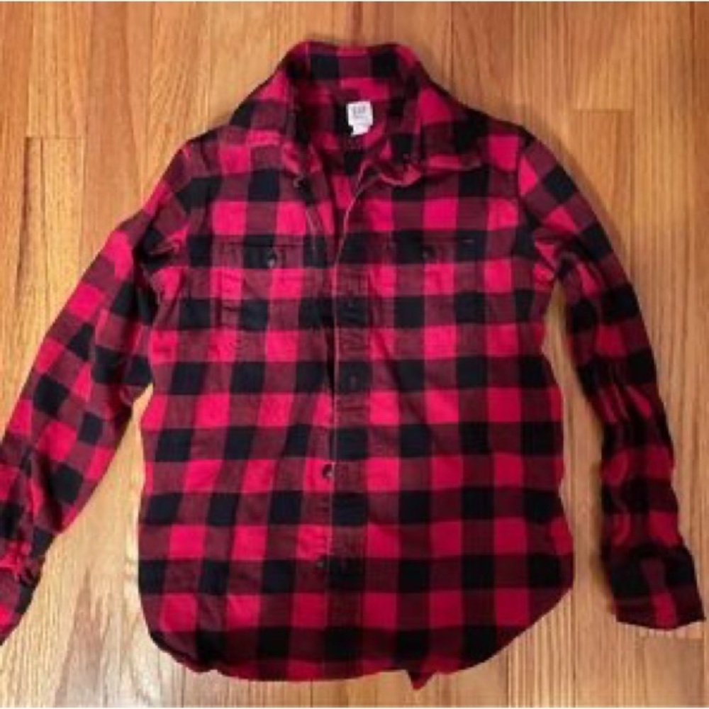 Boys Large Buffalo Plaid Shirt